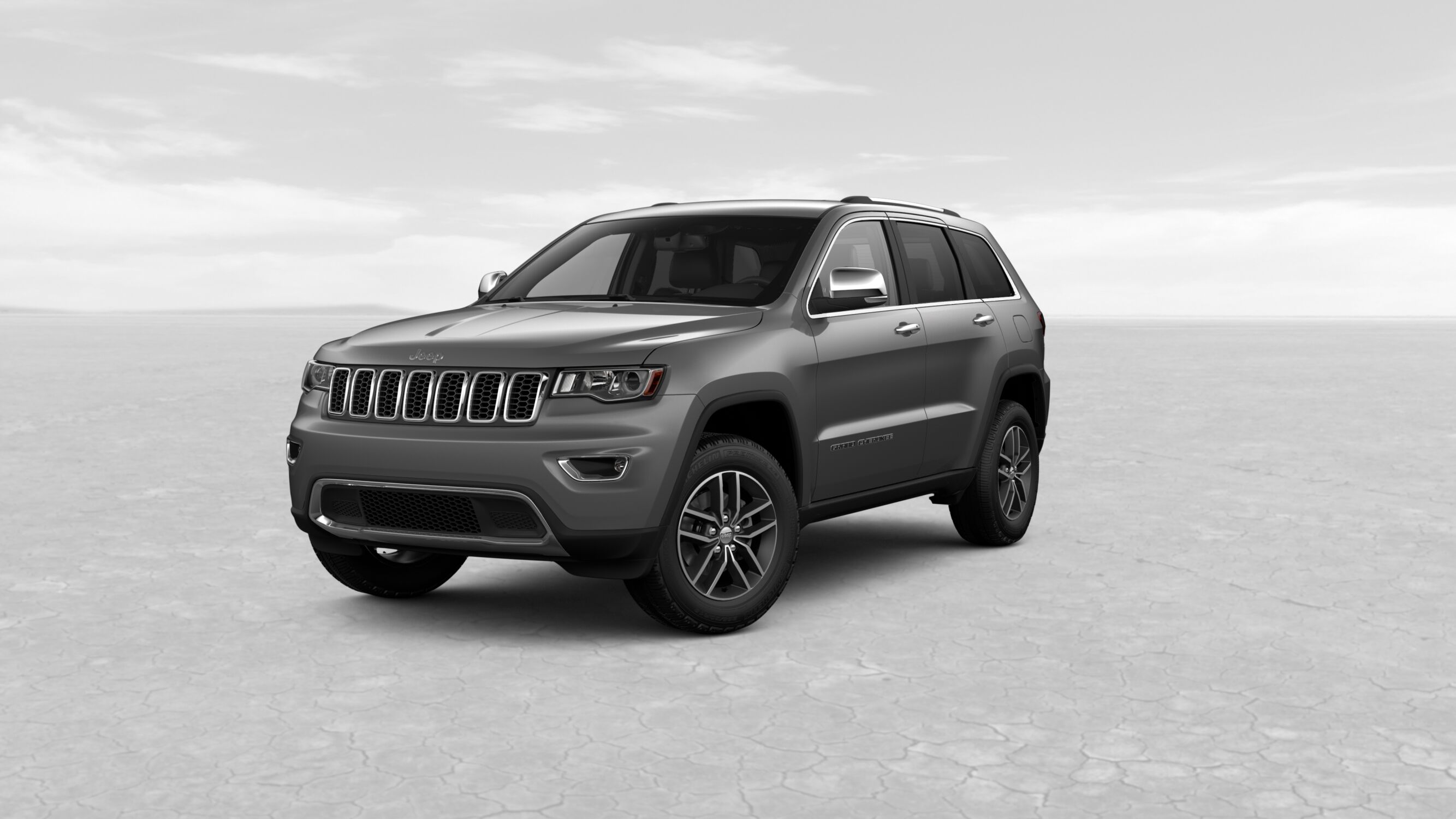 2018 Jeep Grand Chreokee Limited Granite Crystal Metallic Exterior Front View